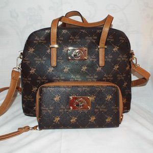 Handbag & Matching Wallet